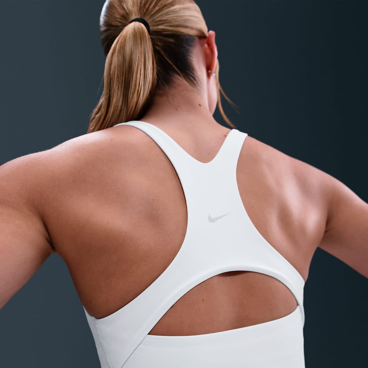 White Zenvy Sports Bras. Nike.com